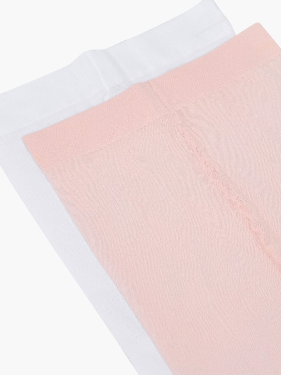 Pack of 2 Tights with Elasticated Waistband