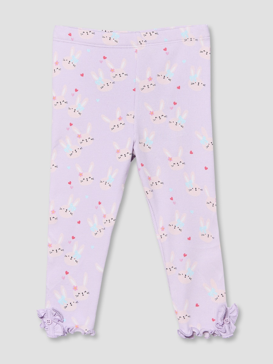 Leggings with Floral Print