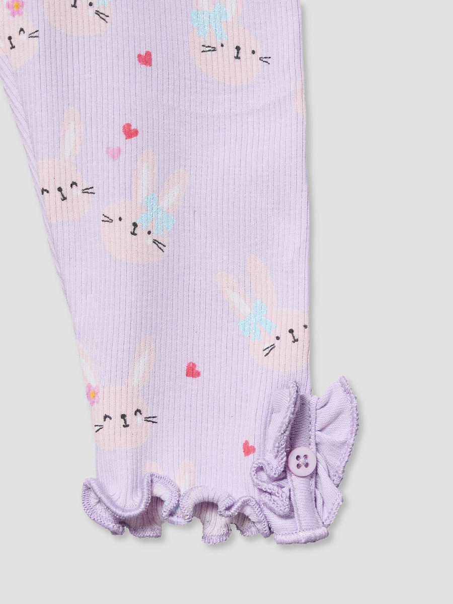 Leggings with Floral Print