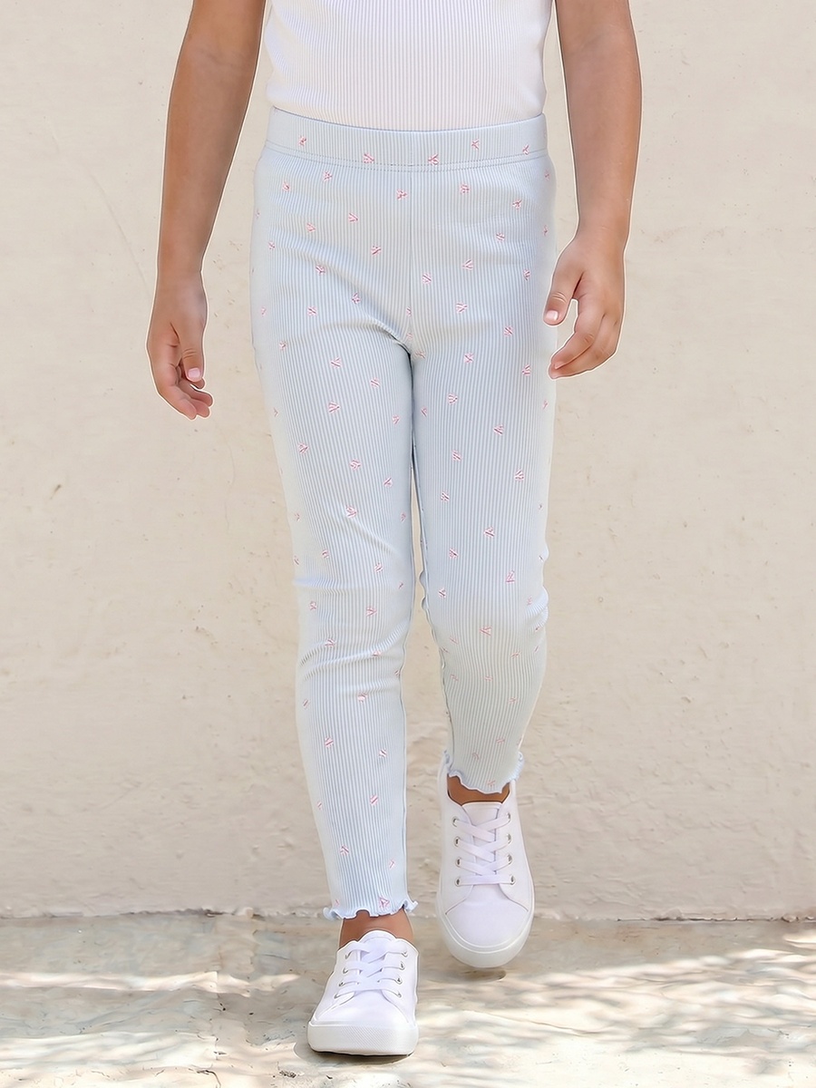 Leggings with Butterfly Print