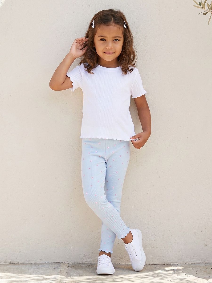 Leggings with Butterfly Print