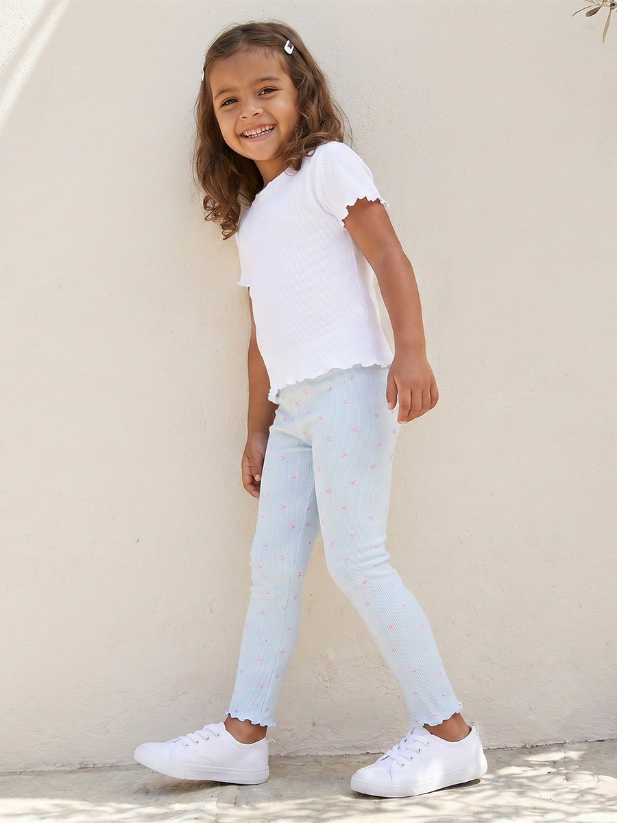 Leggings with Butterfly Print