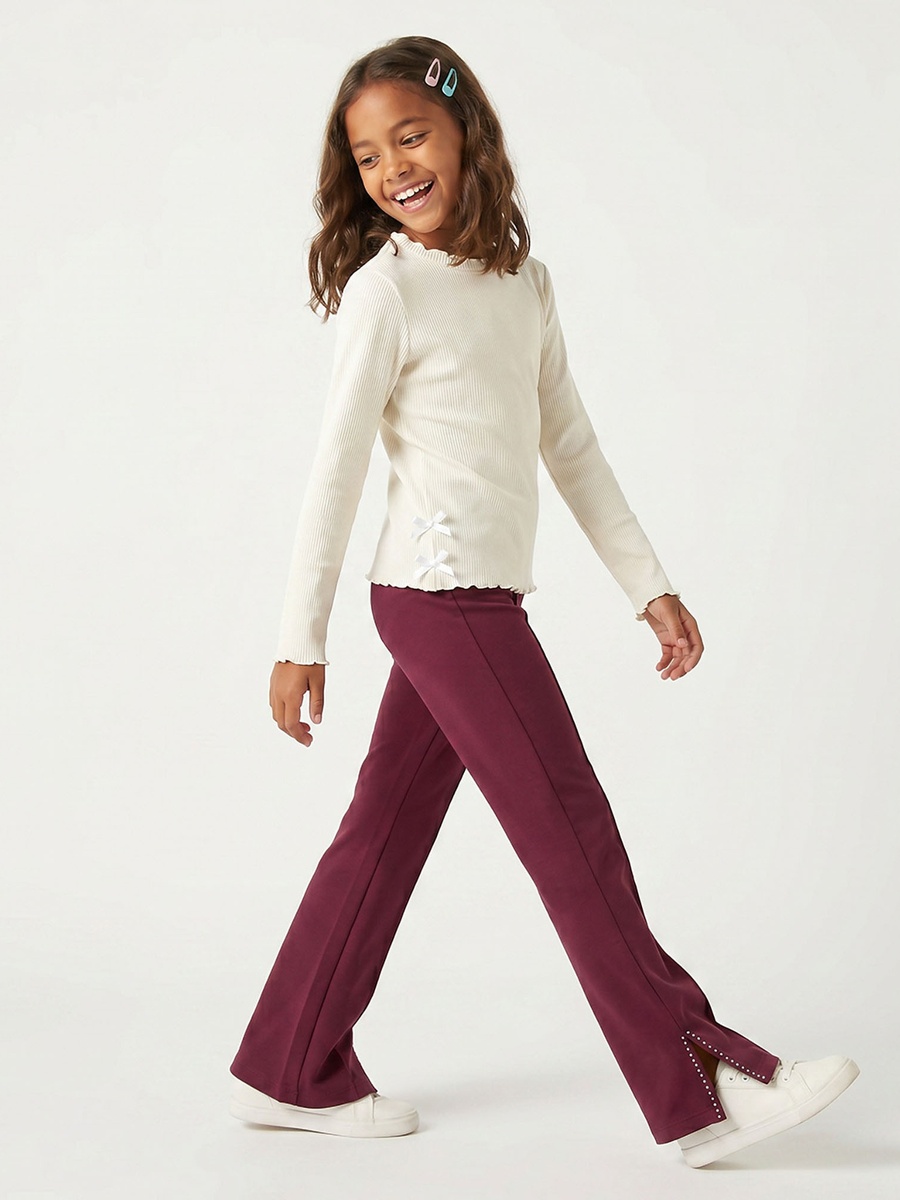Leggings with Flared Hem