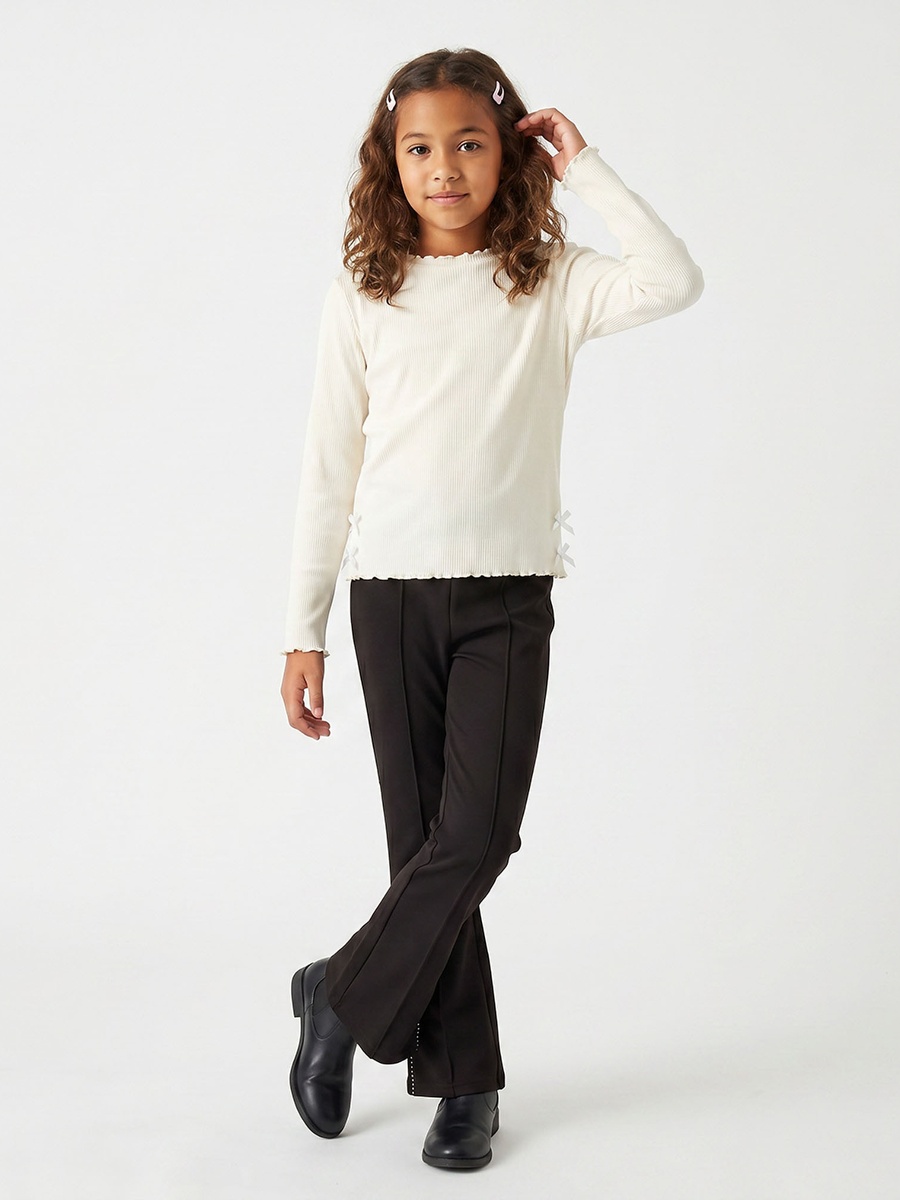 Leggings with Flared Hem
