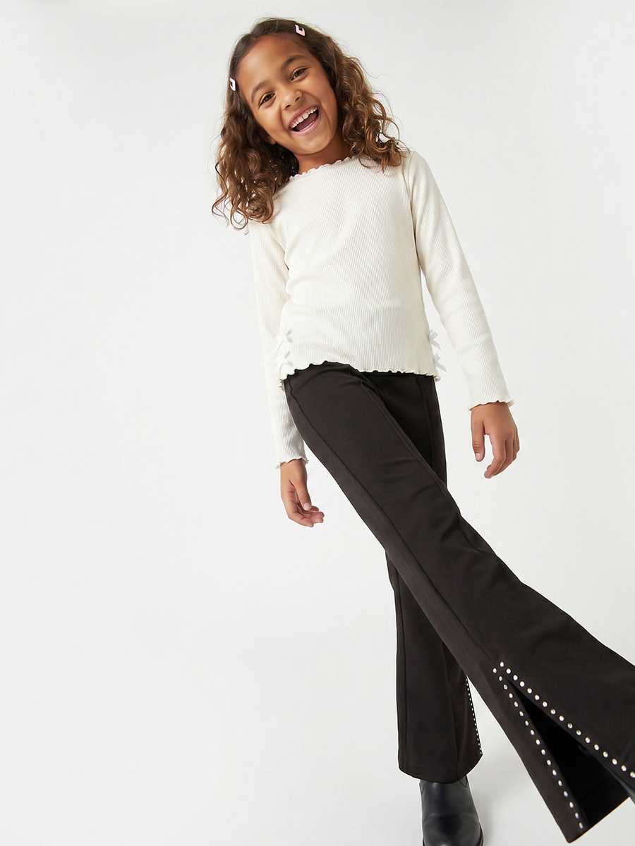 Leggings with Flared Hem