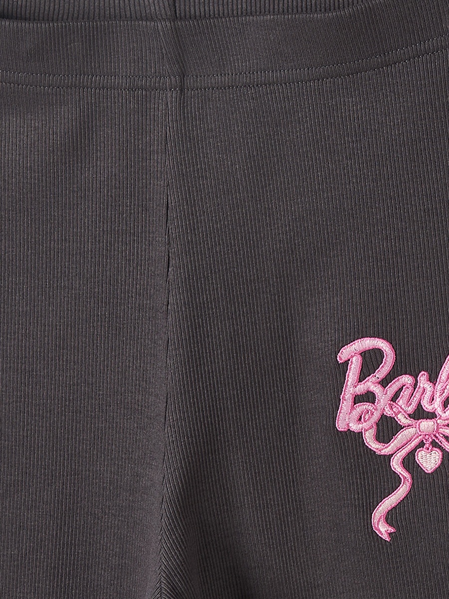 Mattel Flared Leggings with Barbie Embroidery