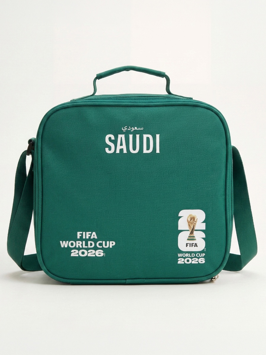 Saudi Arabia Print Lunch Bag with Adjustable Strap