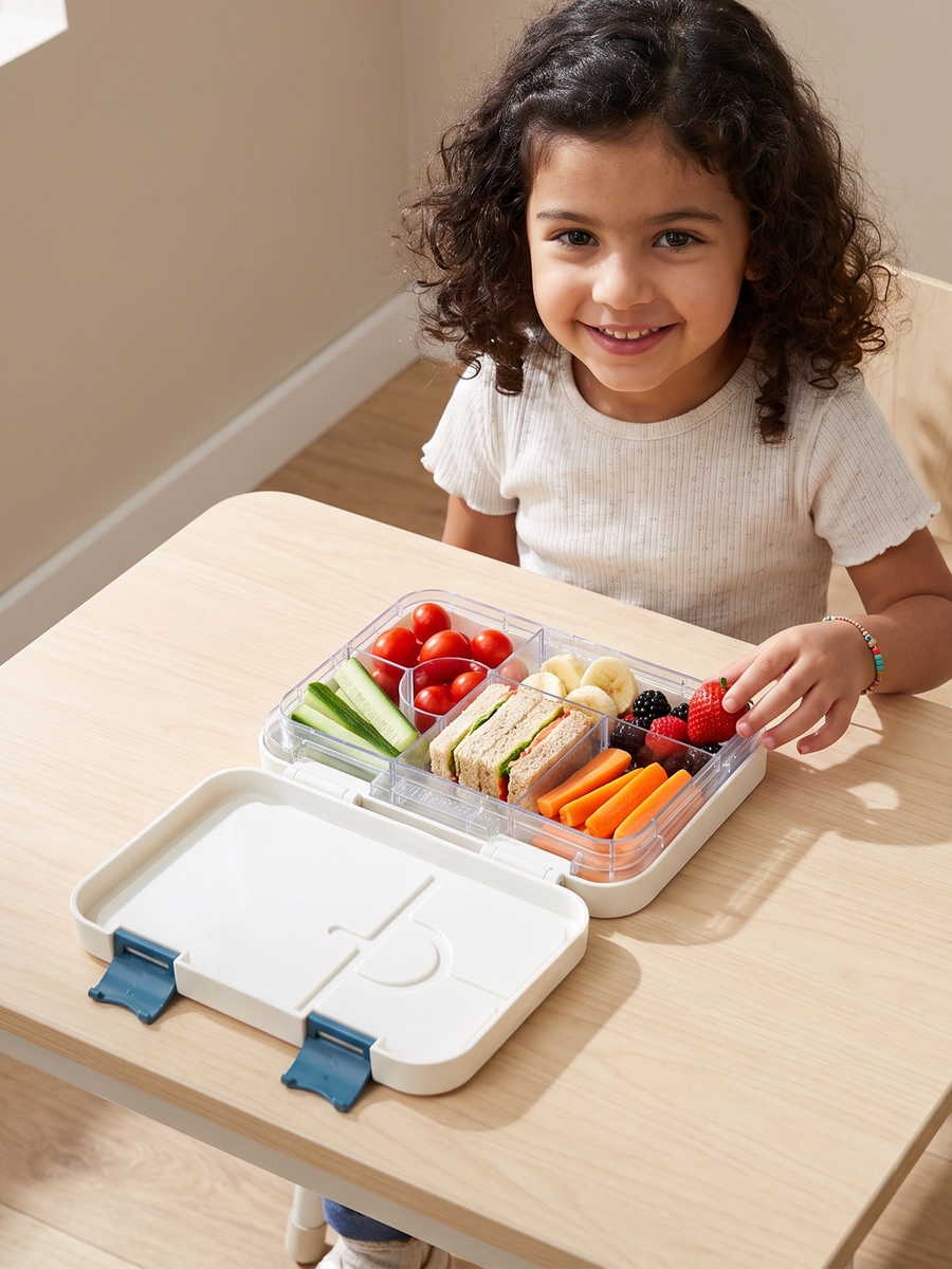 Miffy Print Bento Lunch Box with Clip Lock Lid