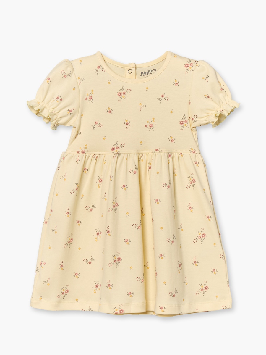 Pack of 3 Round Neck Knee Length A-Line Dress with Assorted Print