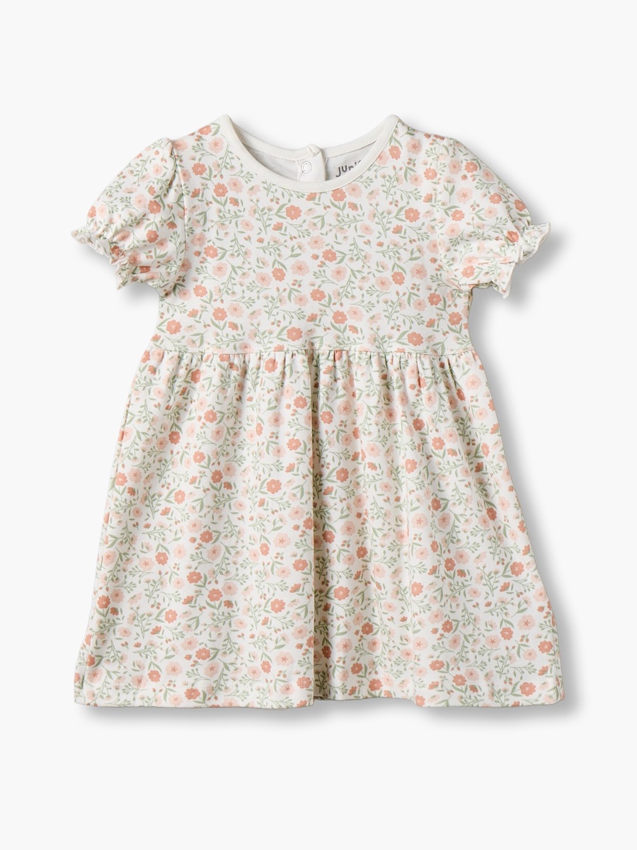 Pack of 3 Round Neck Knee Length Dress with Floral Print