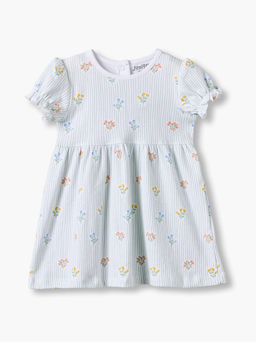 Pack of 3 Round Neck Knee Length Dress with Floral Print