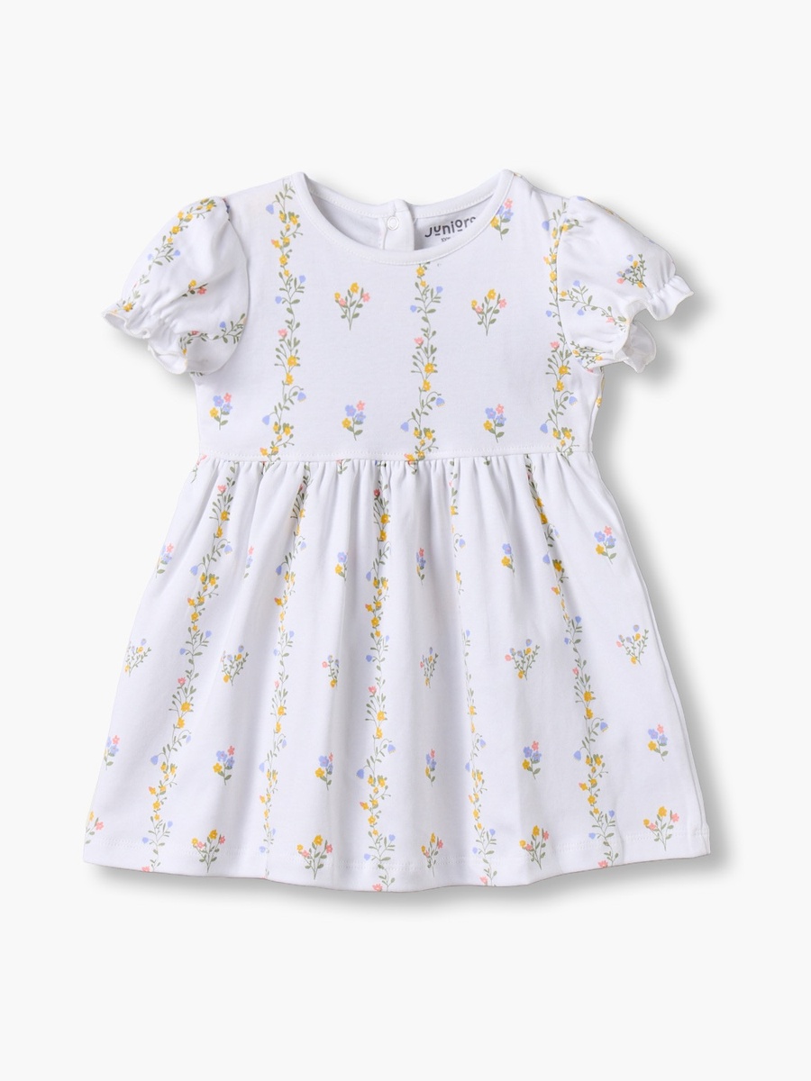 Pack of 3 Round Neck Knee Length Dress with Floral Print