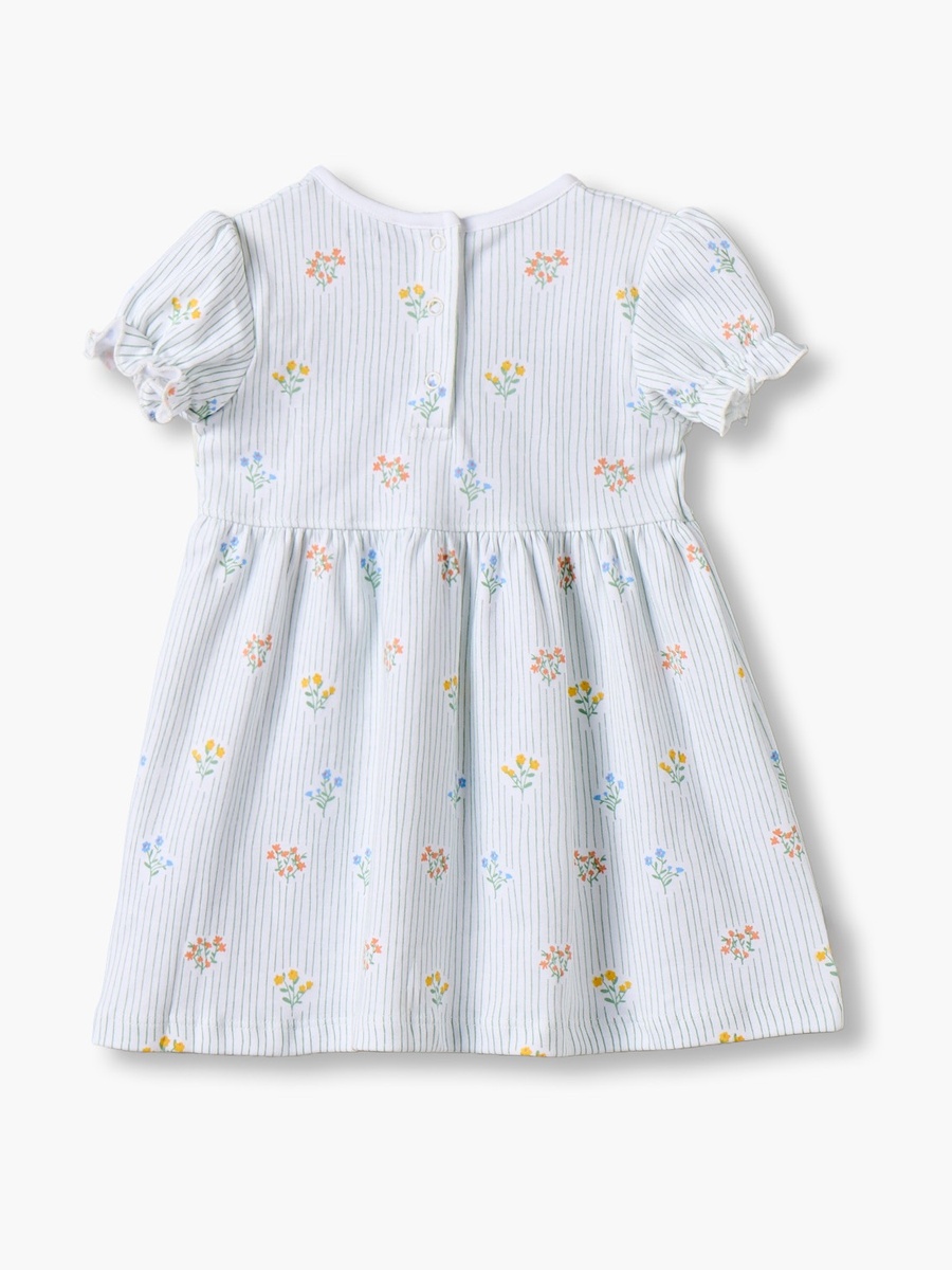 Pack of 3 Round Neck Knee Length Dress with Floral Print