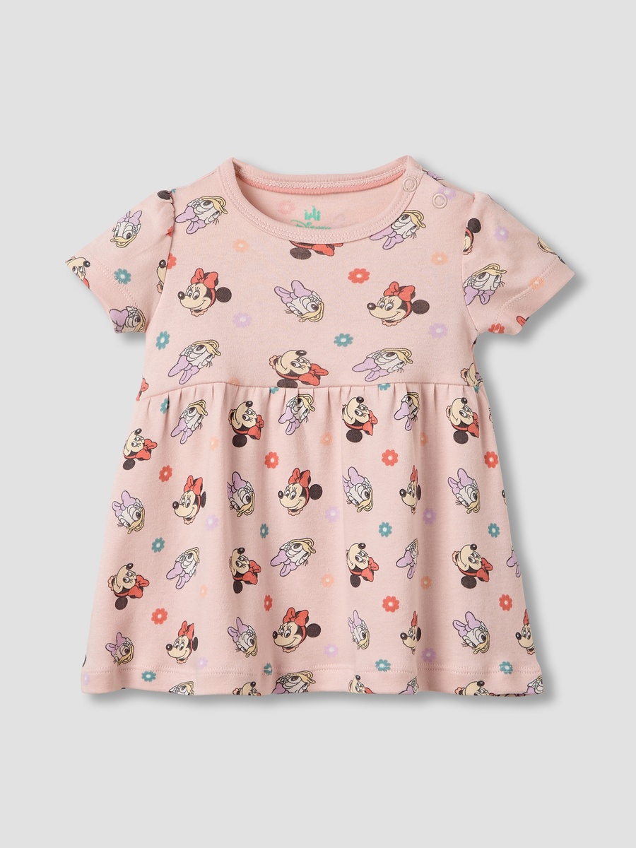 Minnie Mouse Print A-Line Dress - Set of 2
