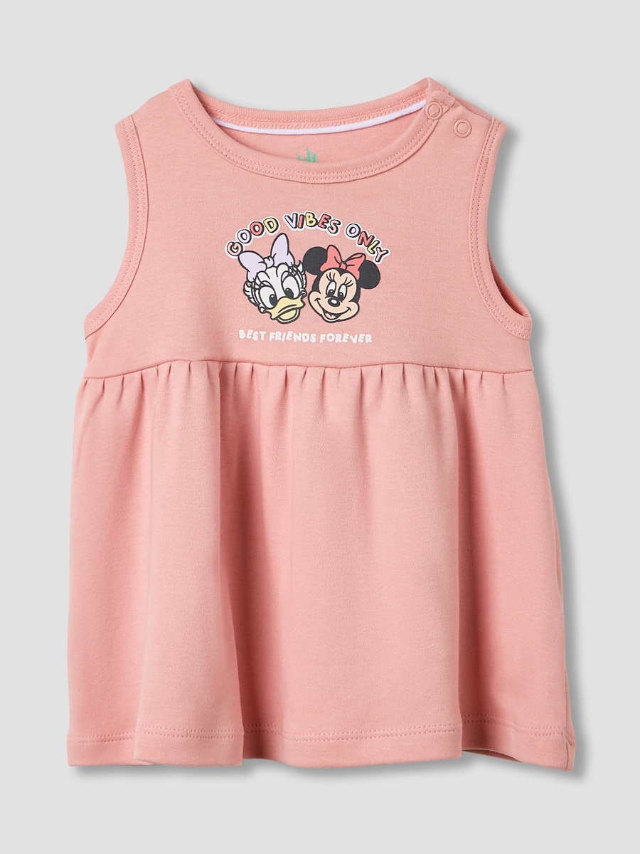 Minnie Mouse Print A-Line Dress - Set of 2