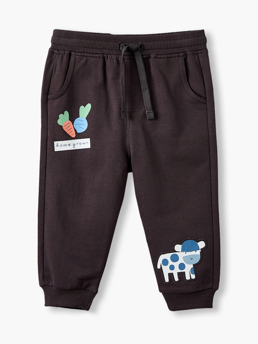 Pack of 2 Elasticated Waistband Joggers with Tractor Print