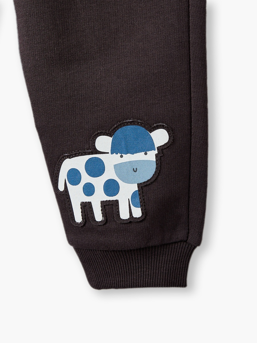 Pack of 2 Elasticated Waistband Joggers with Tractor Print