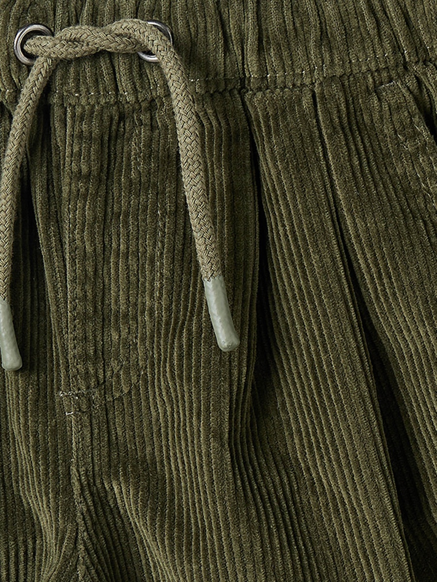 Trousers with Pockets, Drawstring Waist