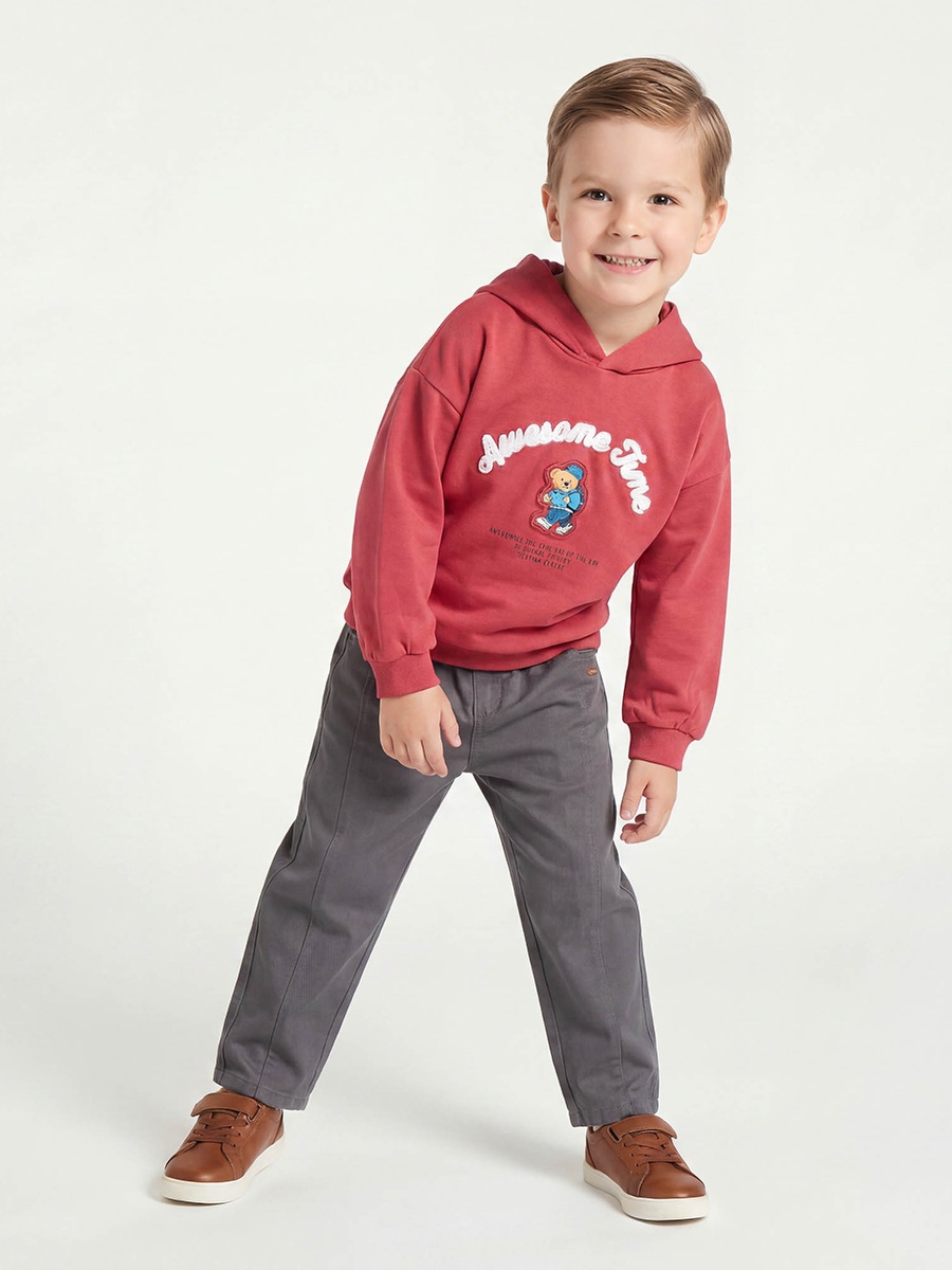 Trousers with Pockets, Elasticated Waist