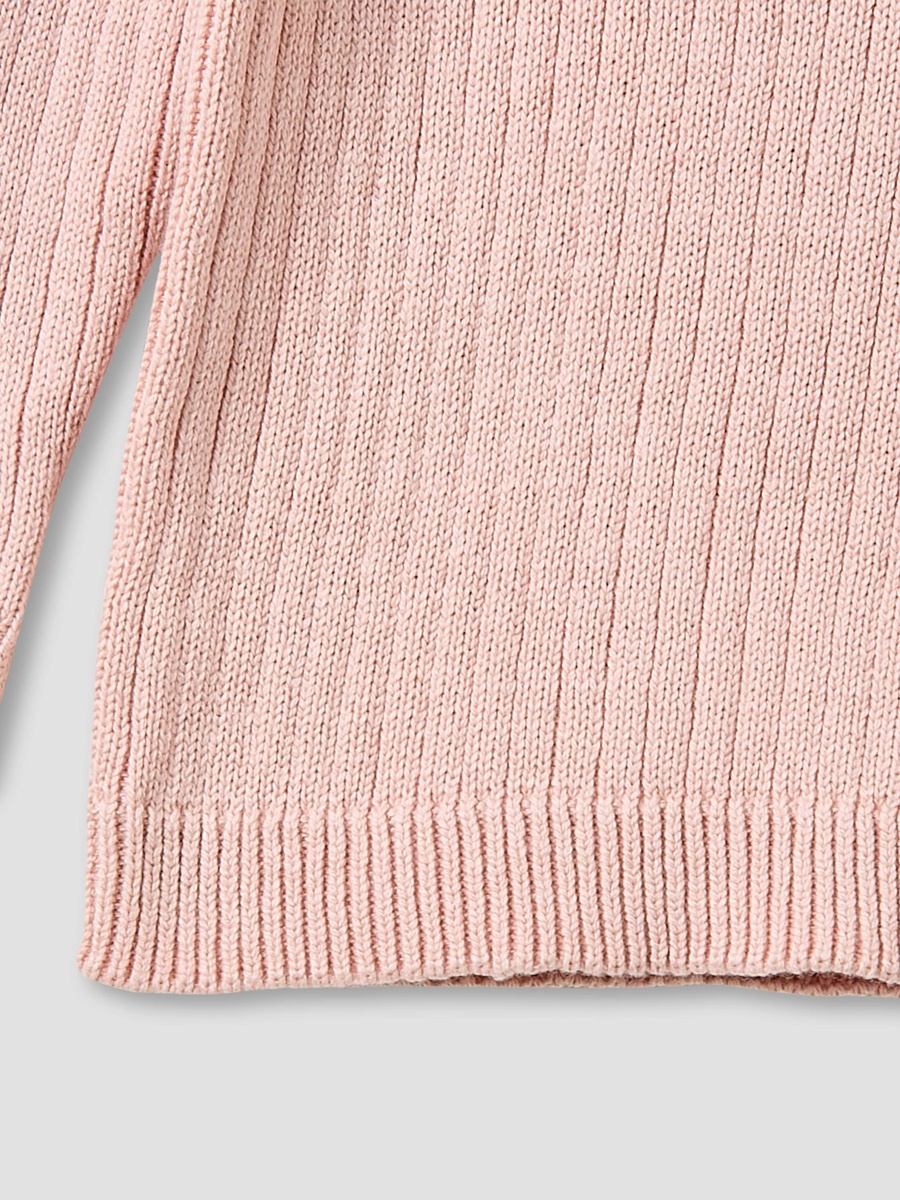 Cotton Long Sleeves Pyjama Set with Ribbed Texture