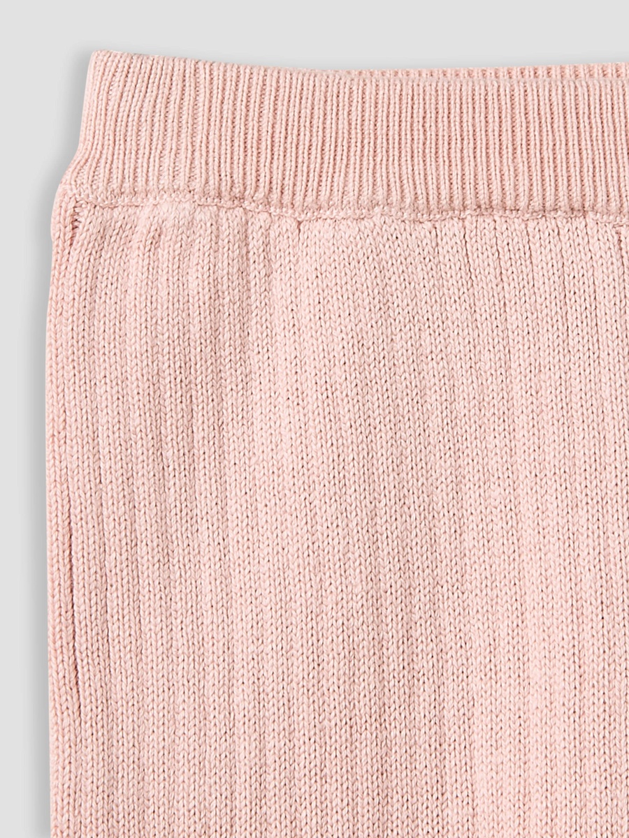 Cotton Long Sleeves Pyjama Set with Ribbed Texture