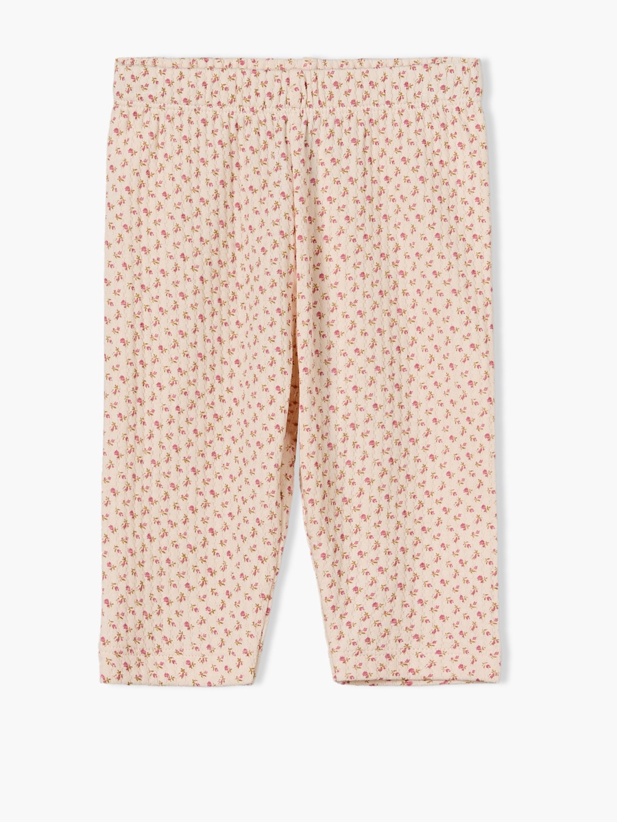 Cotton Round Long Sleeves Pyjama Set with Floral Print