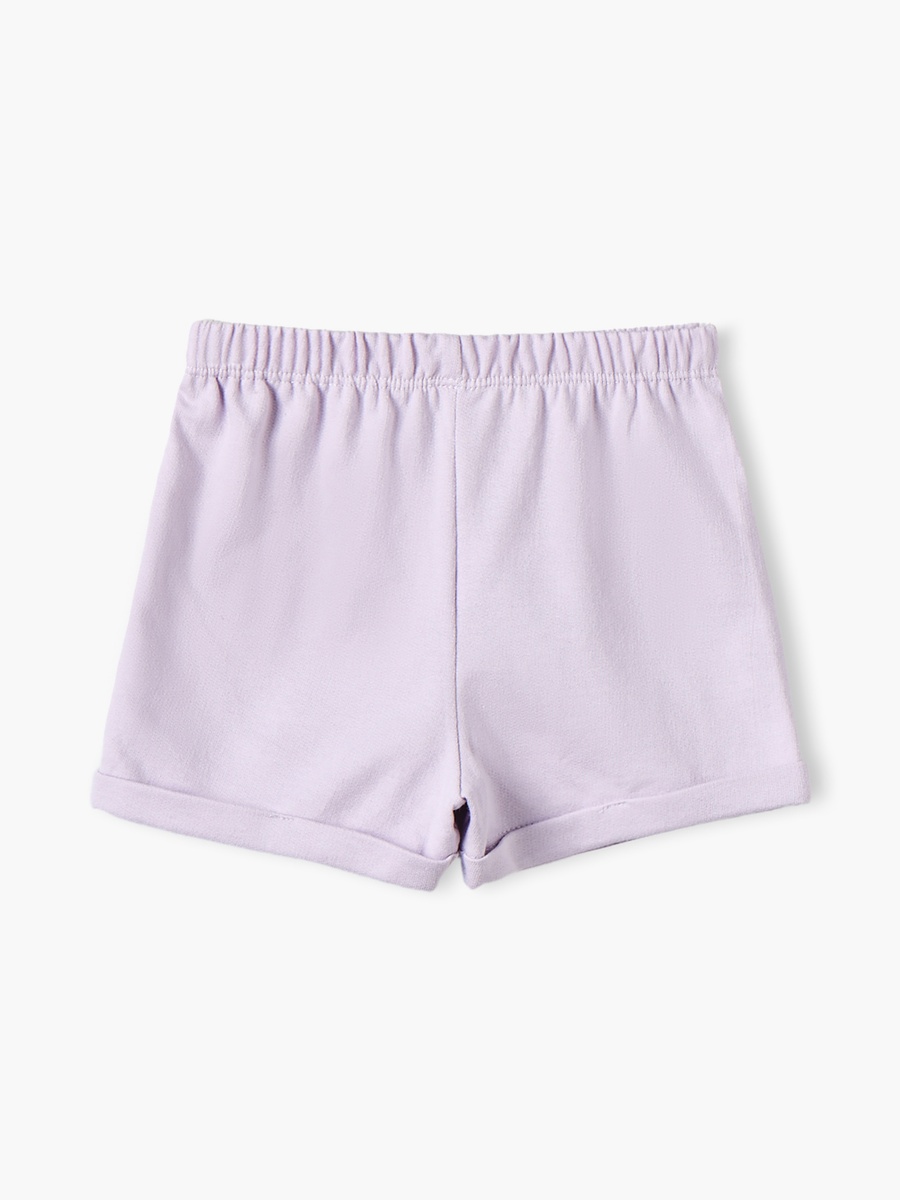 Crew Neck Short Sleeves T-Shirt and Shorts Set with Rolled Cuffs