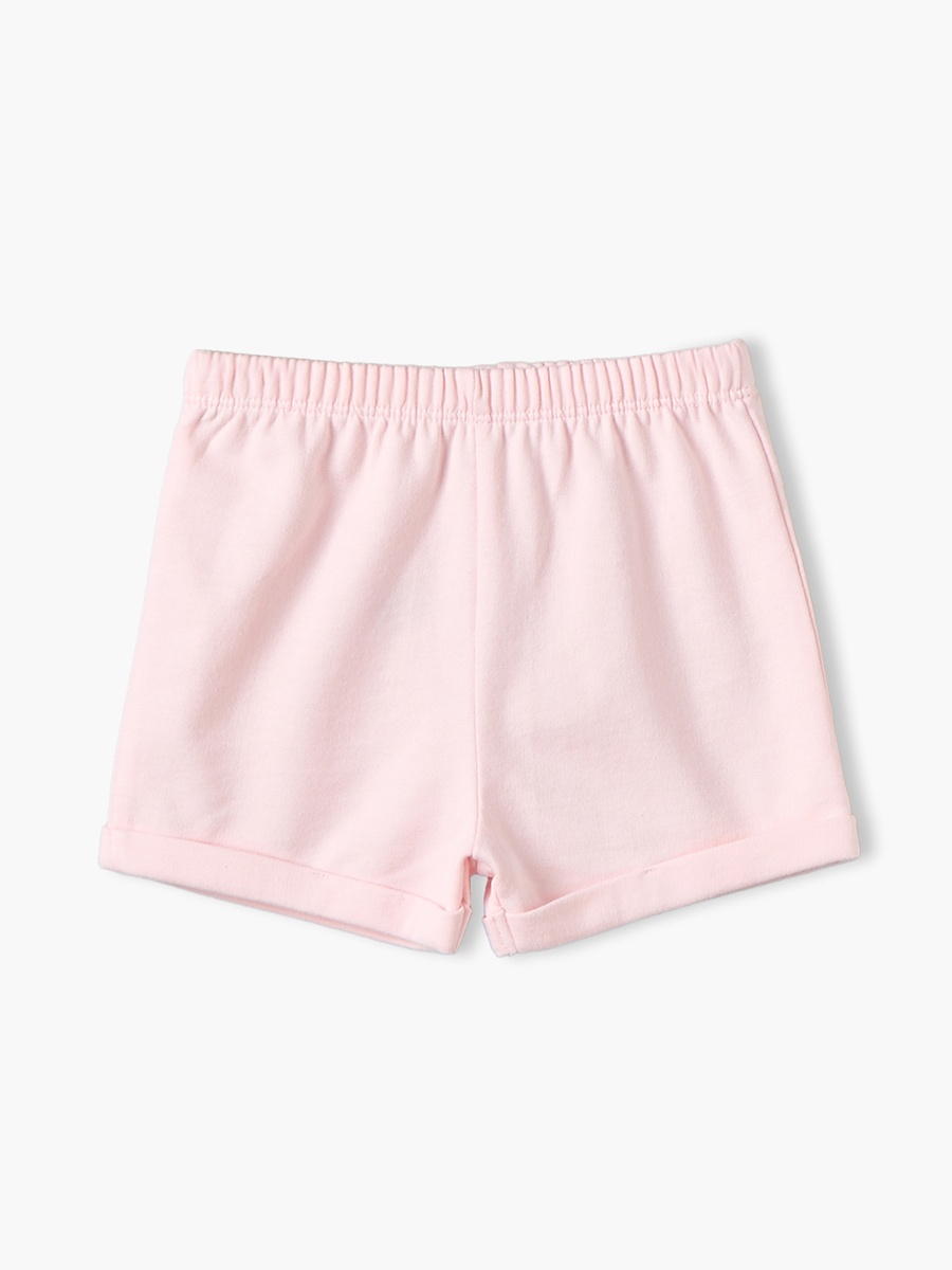 Crew Neck Short Sleeves T-Shirt and Shorts Set with Rolled Cuffs