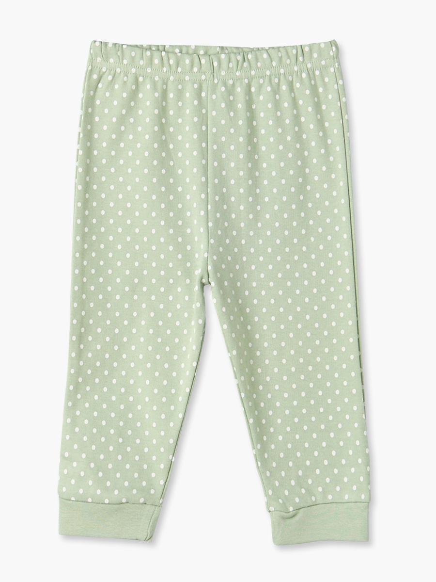 Cotton Crew Neck Long Sleeves Pyjama Set with Cat Applique