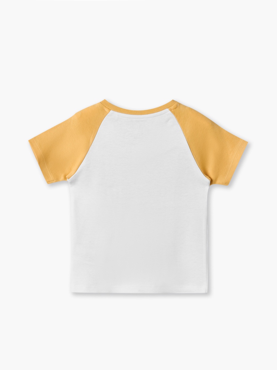 Crew Neck Short Sleeves T-Shirt and Shorts Set with Winnie The Pooh Print