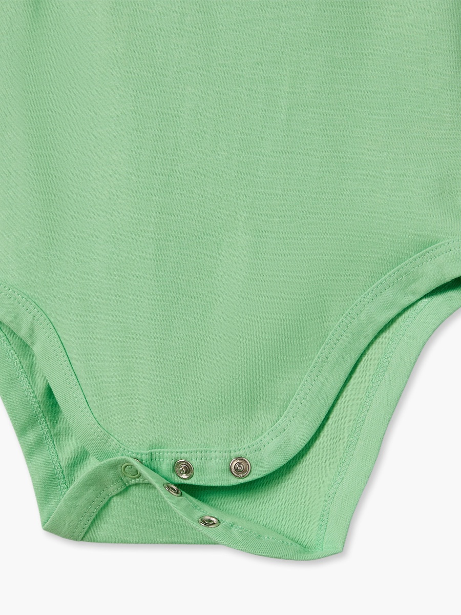 Pack of 2 Crew Neck Short Sleeves Bodysuit with Pocket