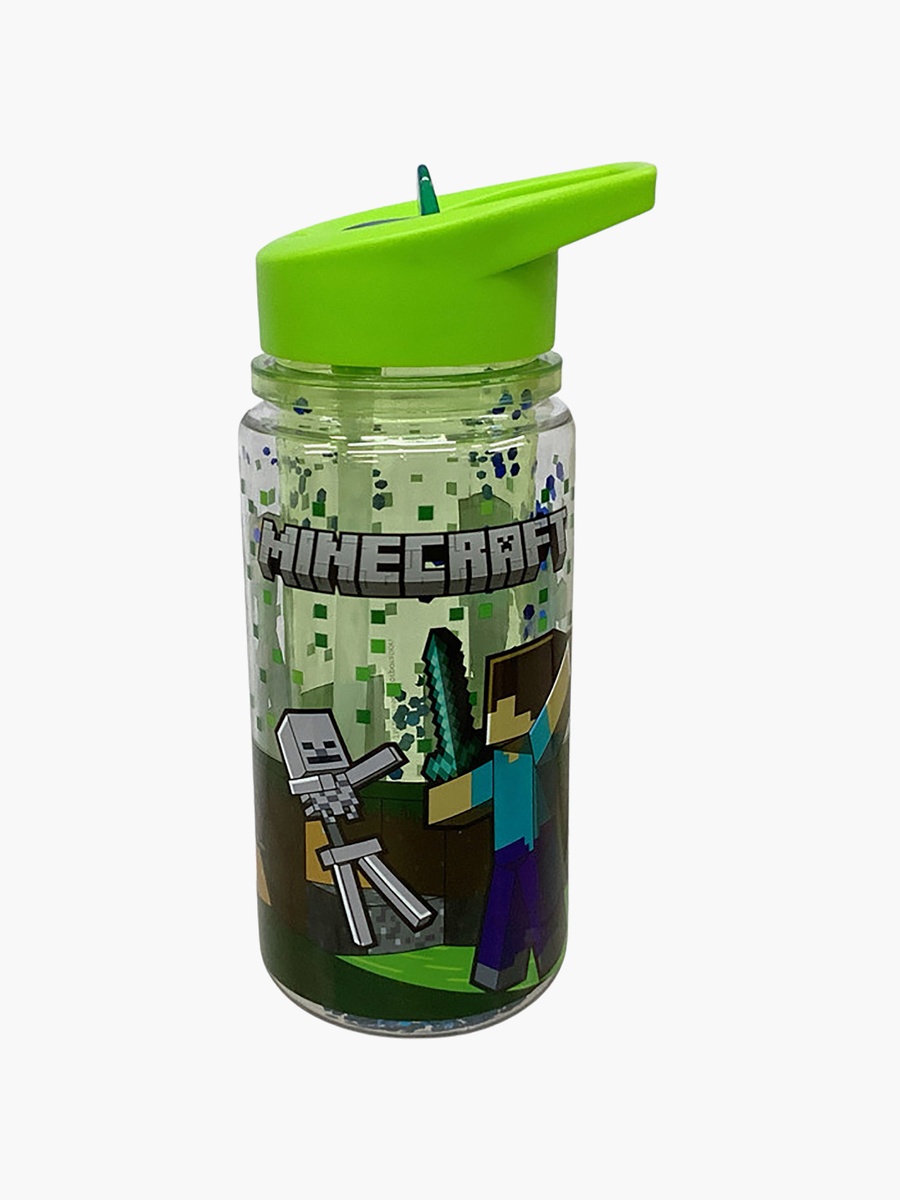 Printed Water Bottle with Handle - 330 ml
