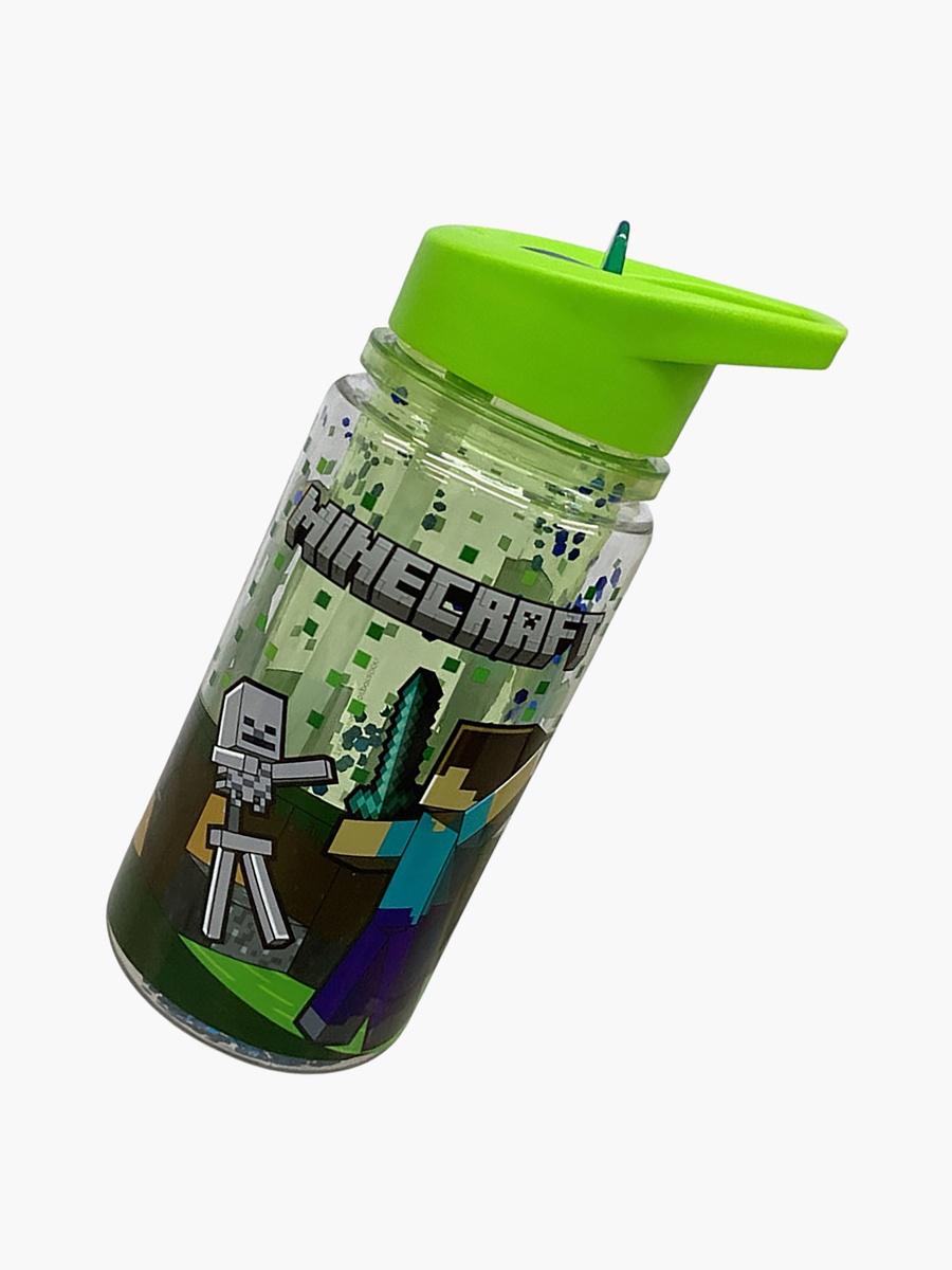 Printed Water Bottle with Handle - 330 ml