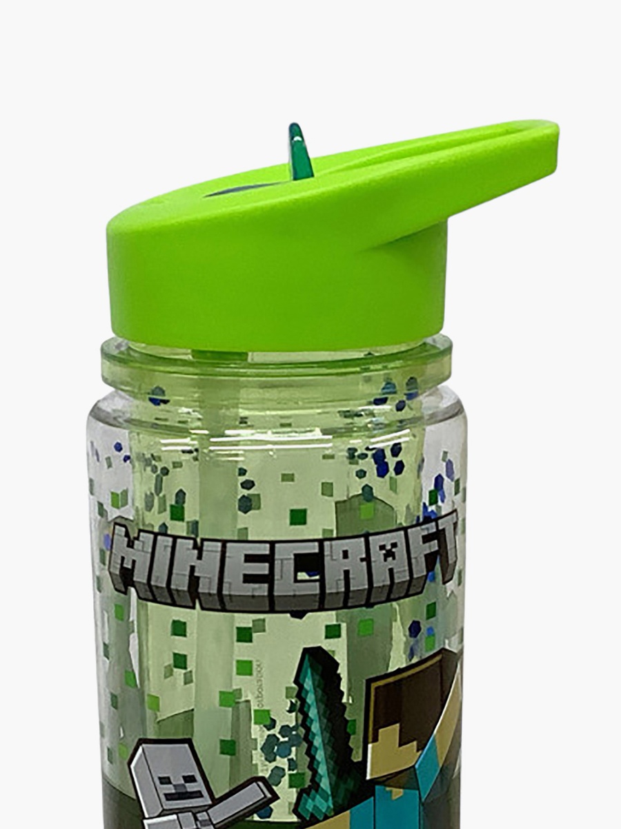 Printed Water Bottle with Handle - 330 ml