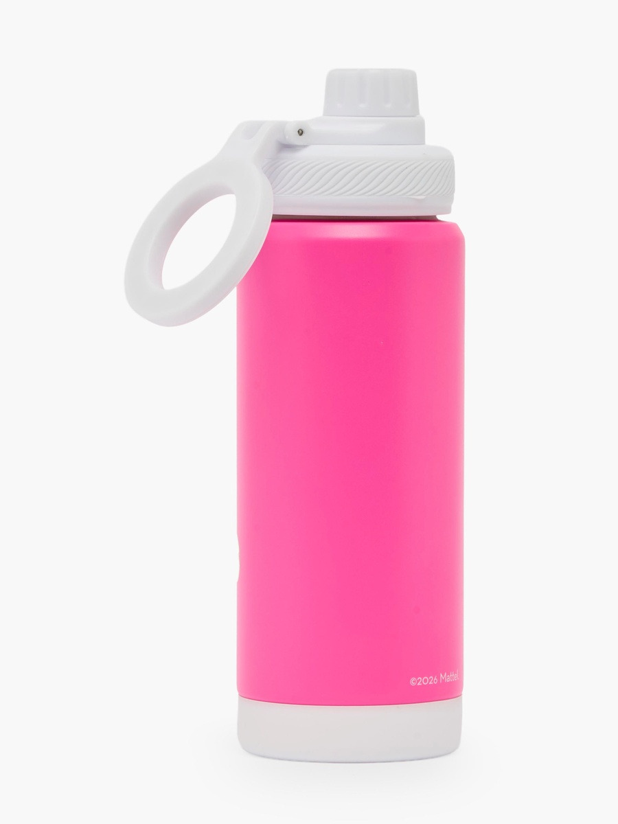 Mattel Barbie Stainless Steel Water Bottle with Carry Loop