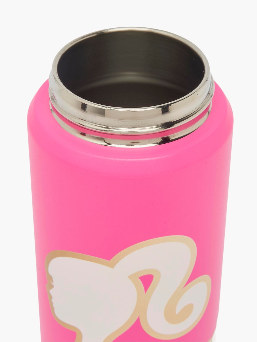 Mattel Barbie Stainless Steel Water Bottle with Carry Loop