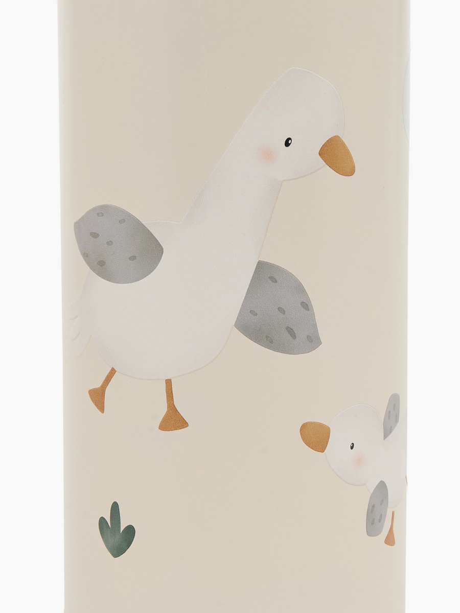 Assorted Print Stainless Steel Water Bottle with Flip Spout and Handle - 350 ml