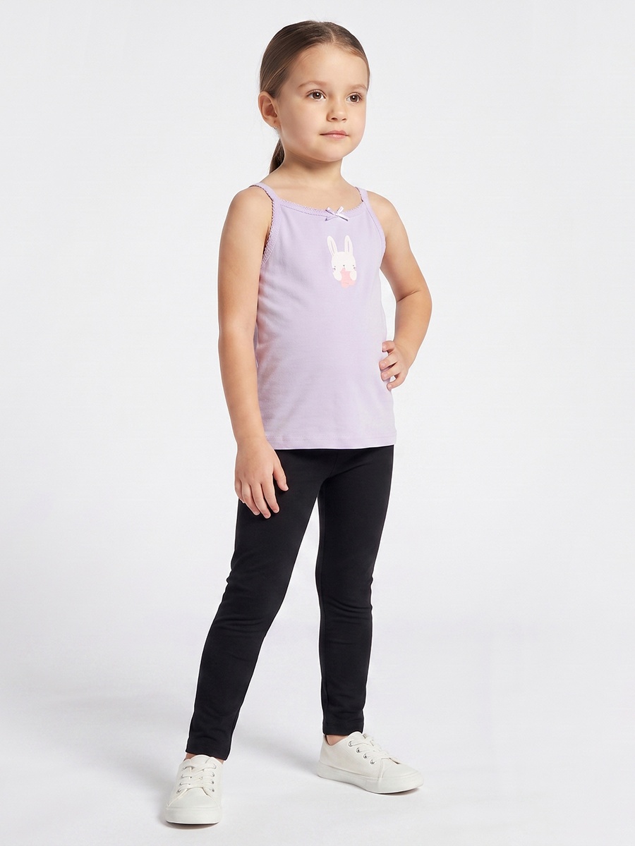 Pack of 3 Cotton Round Neck Vests with Floral Print