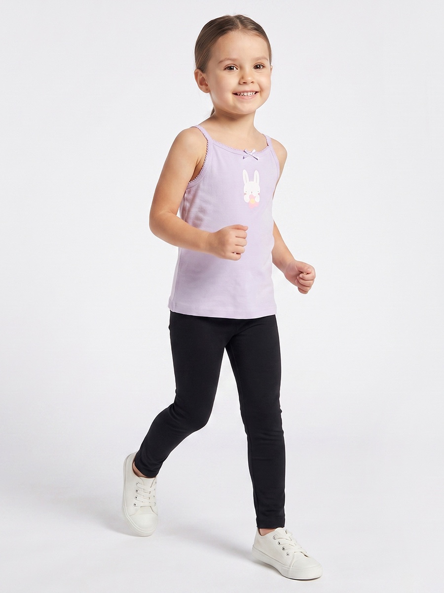 Pack of 3 Cotton Round Neck Vests with Floral Print