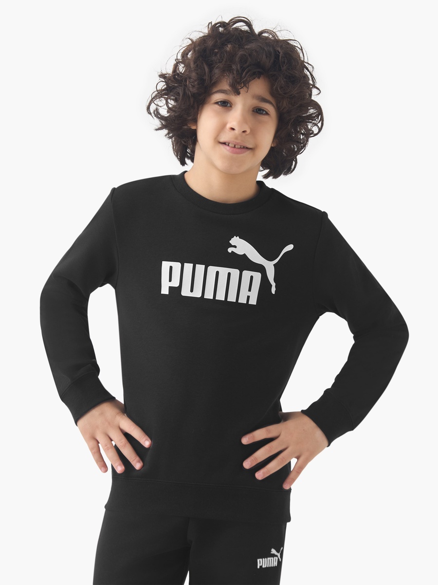 Logo Print Sweatshirt with Long Sleeves