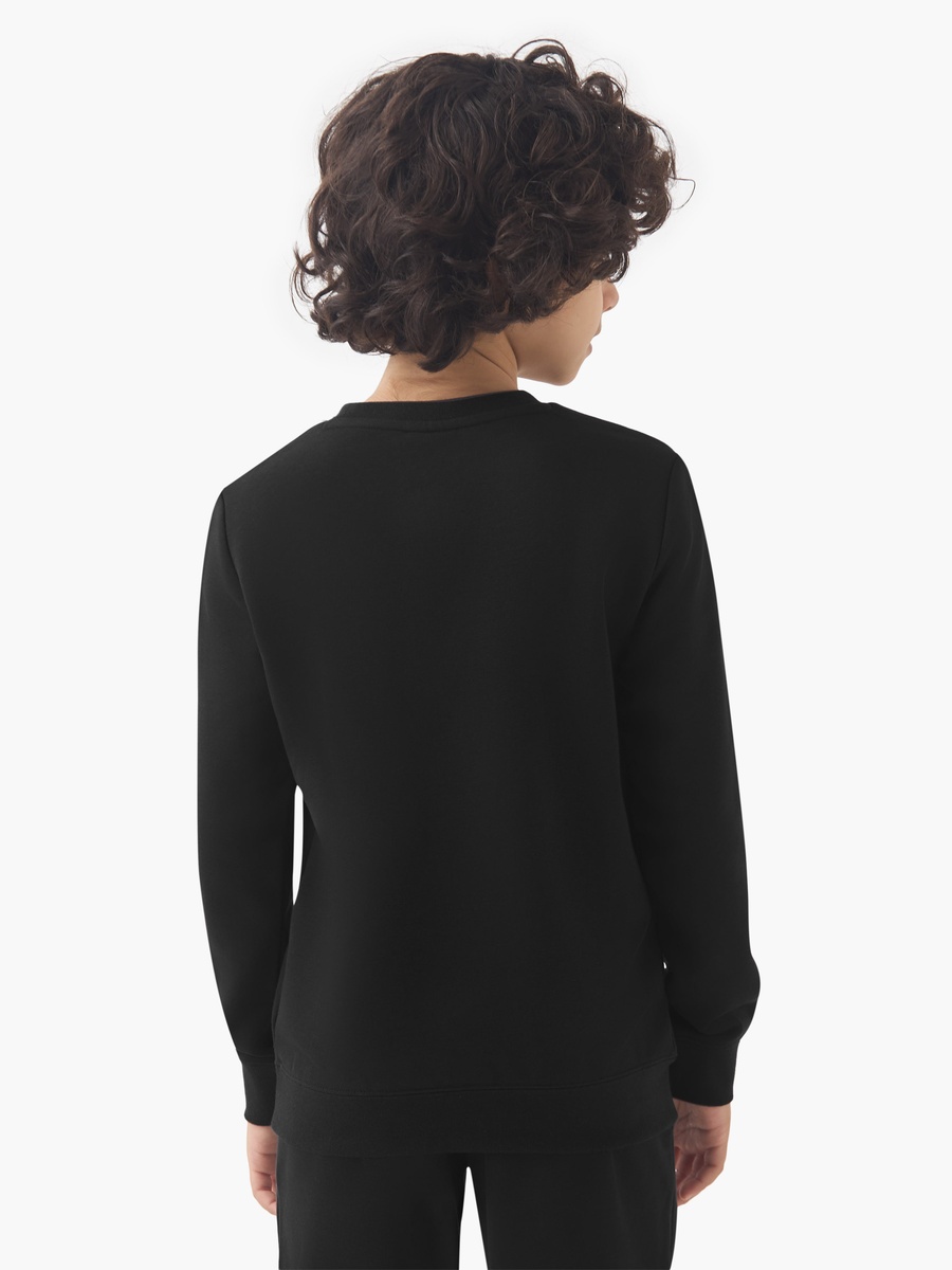 Logo Print Sweatshirt with Long Sleeves