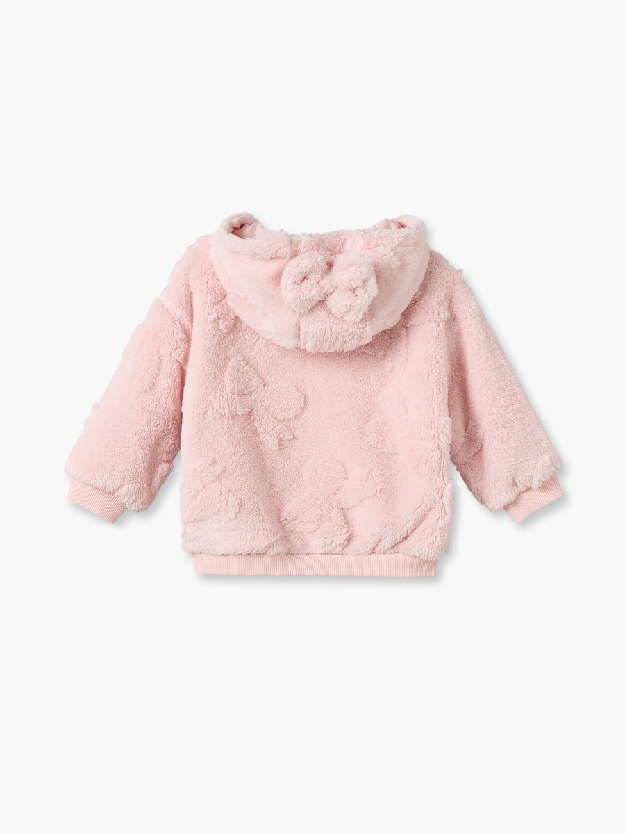 Faux Fur Zip Through Hoodie