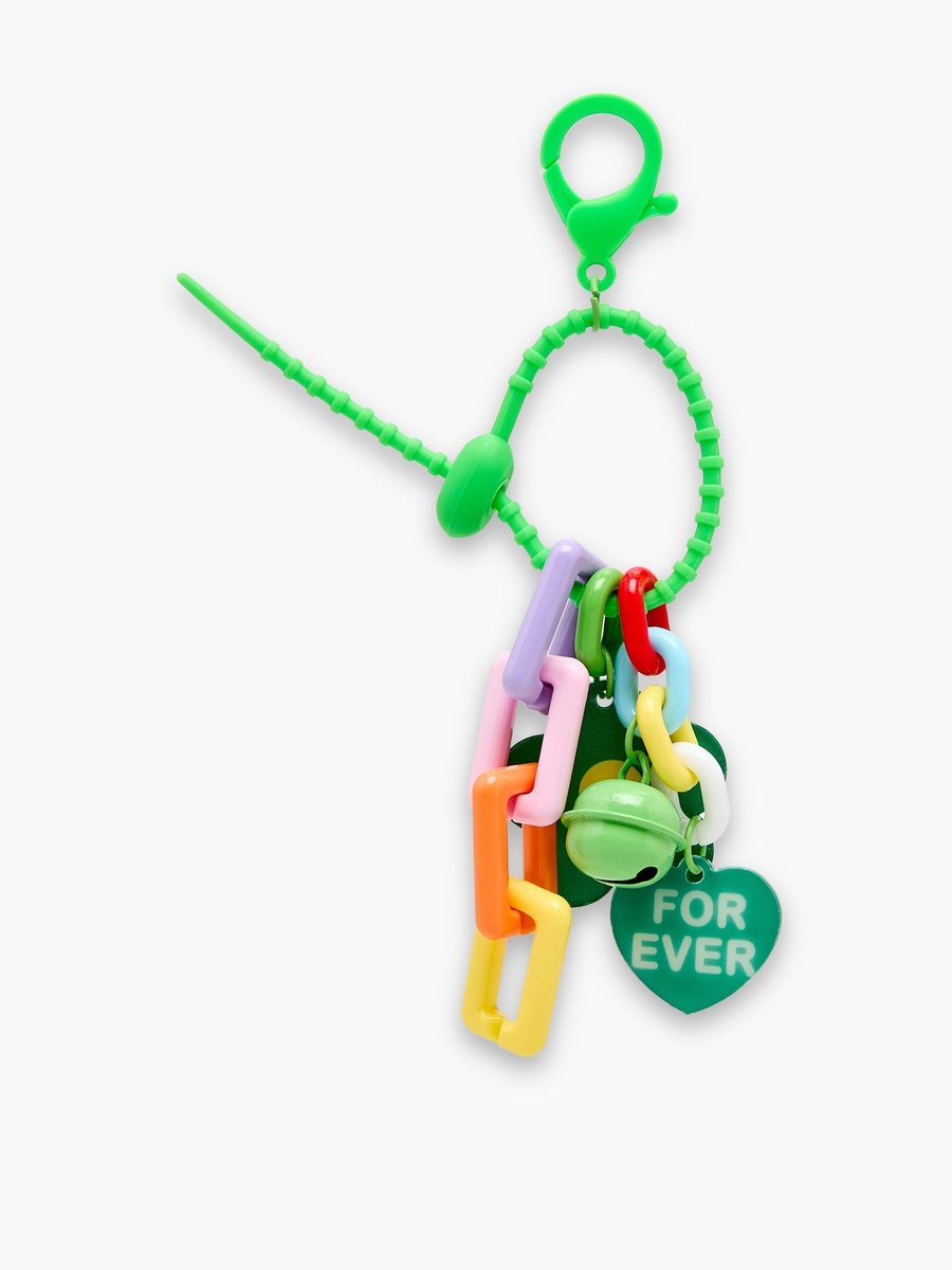 Charmed Keychain with Lobster Closure