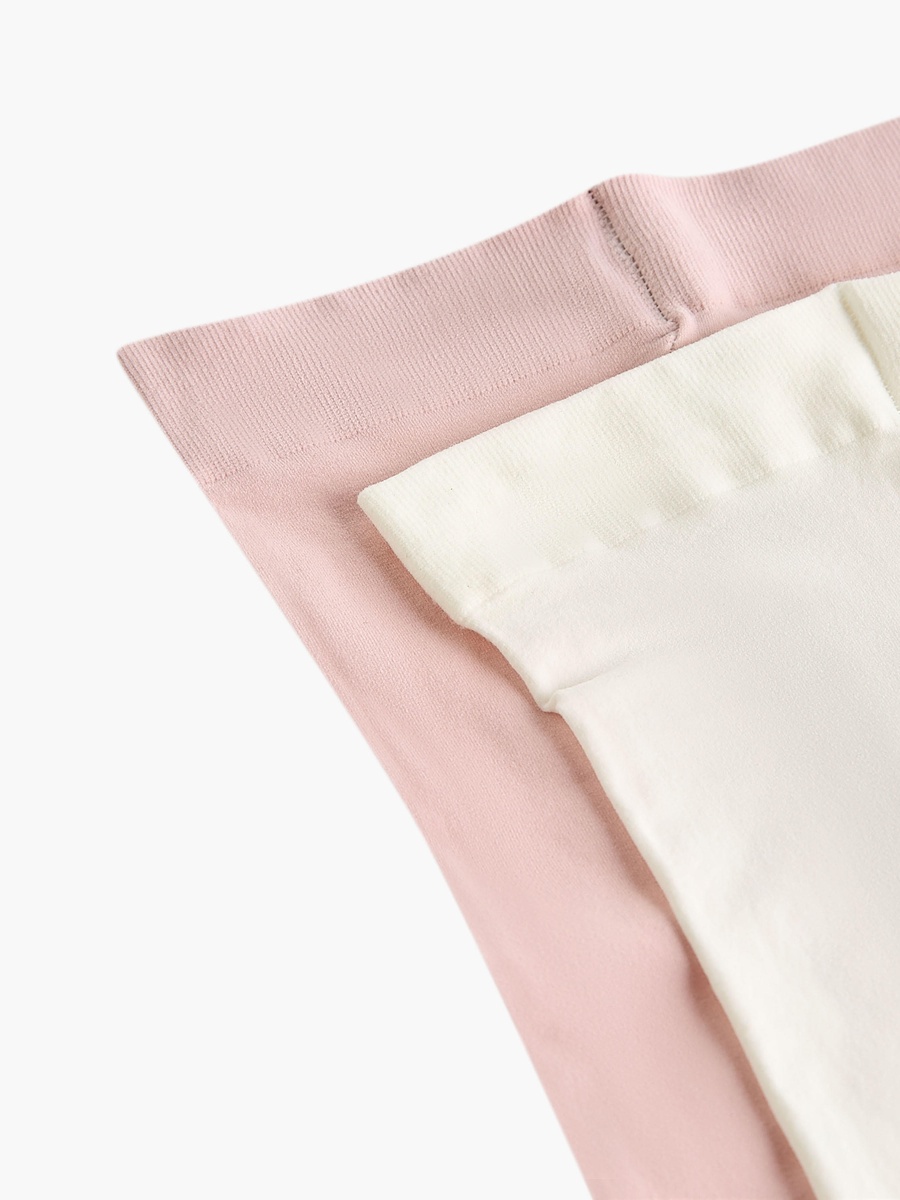Pack of 2 Tights with Elasticated Waistband