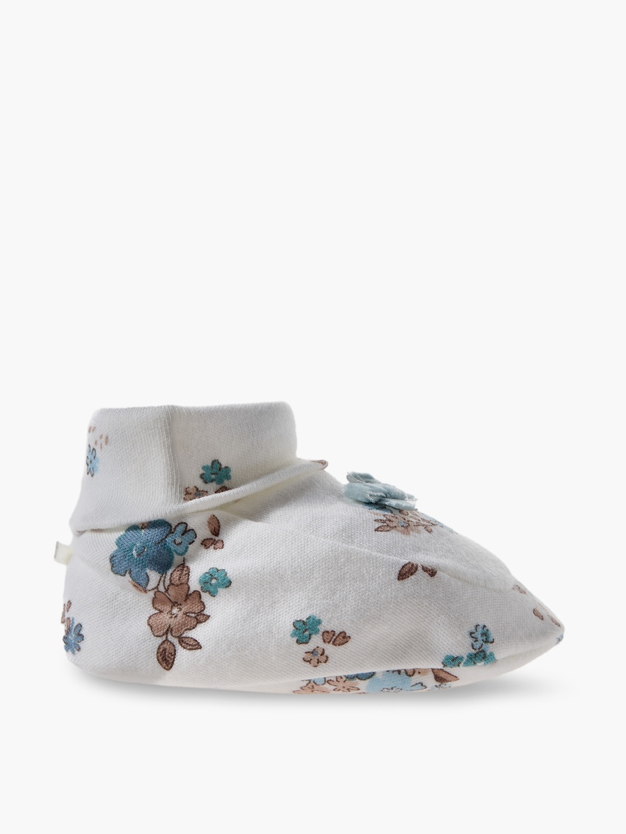 Booties with Floral Print