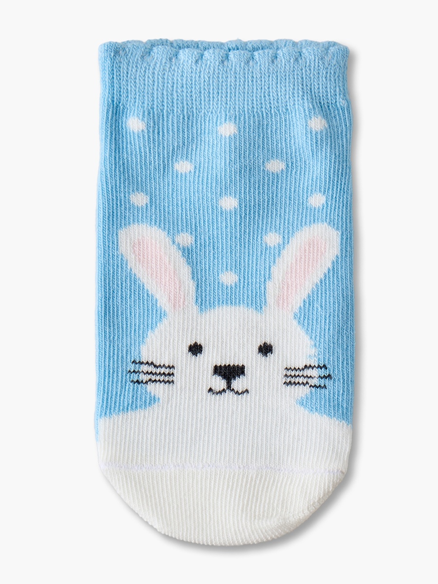 Pack of 5 Baby Girls Socks with Bunny Print
