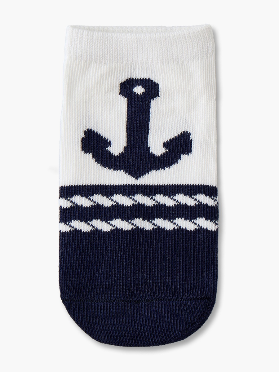Pack of 5 Baby Boys Socks with Nautical Print