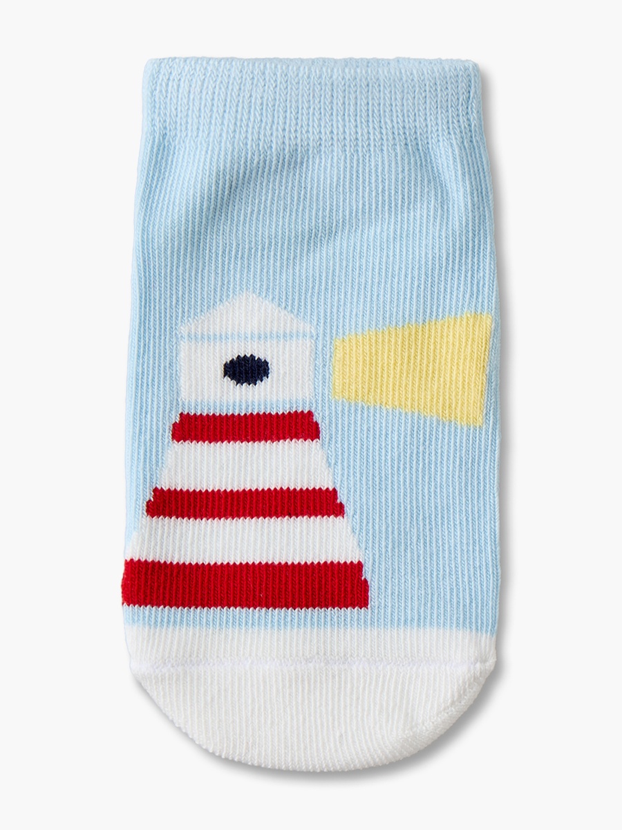 Pack of 5 Baby Boys Socks with Nautical Print
