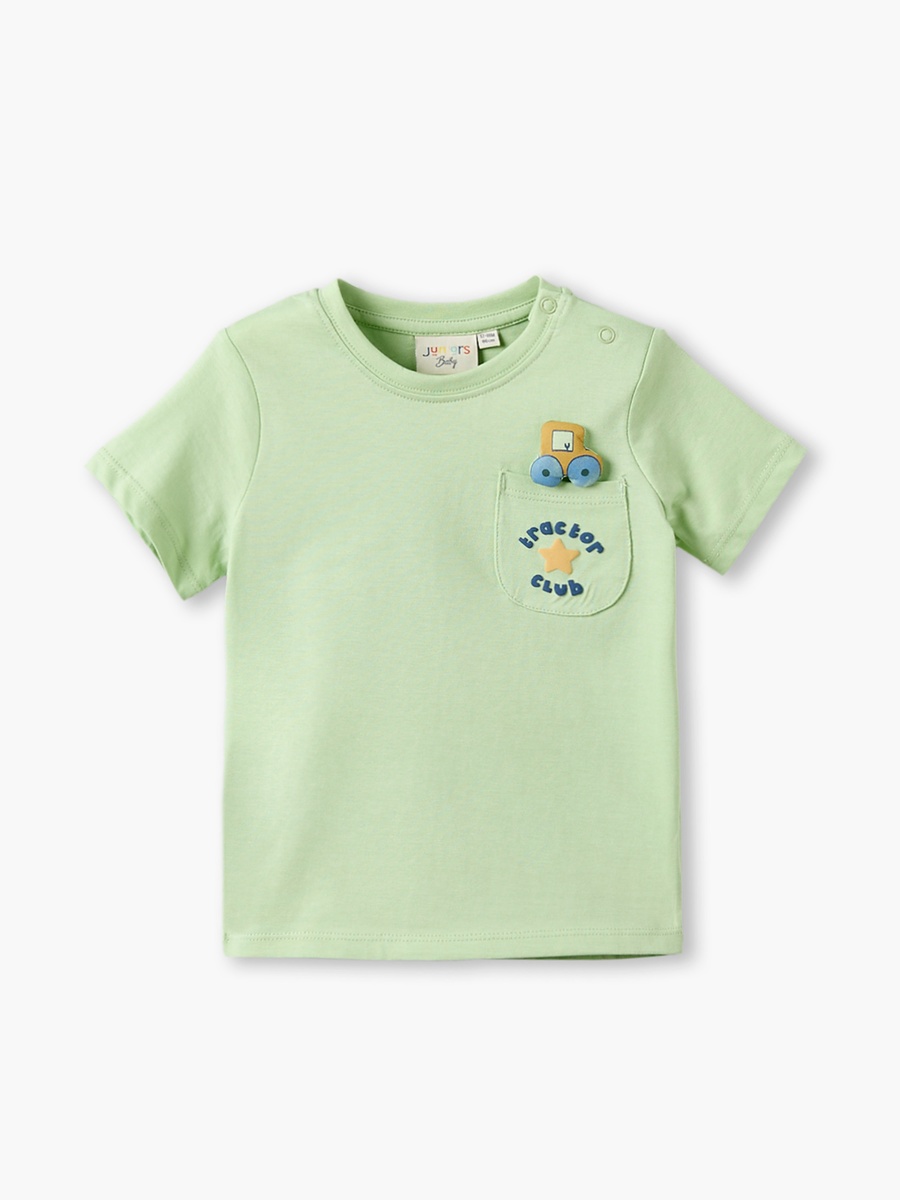 Pack of 3 Crew Neck Short Sleeves T-Shirt with Farm Print