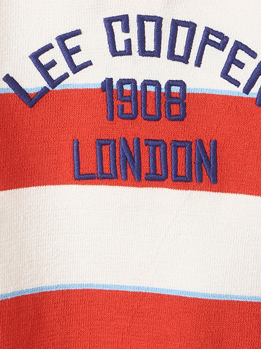 Collared Short Sleeves T-Shirt with Stripes